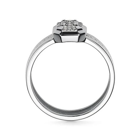 Кольцо золотое 15741-200 | Ювелирные изделия в сети Золотая Подкова