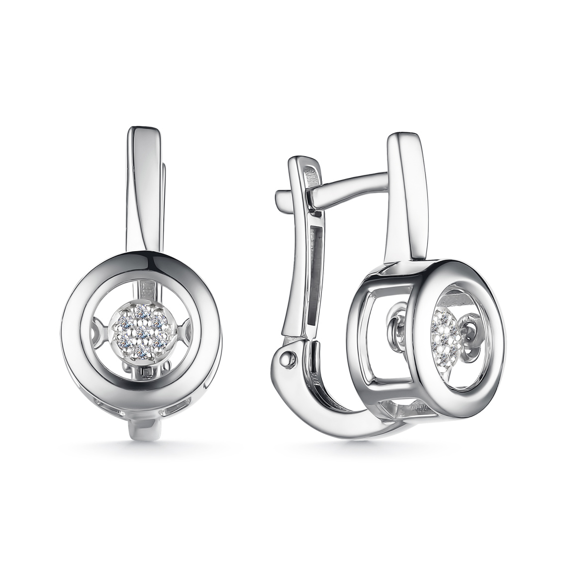 Серьги золотые 26-200 | Кольцо золотое 16-200 купить по цене 56730 руб. в ювелирном магазине ⭐️ «Золотая Подкова»