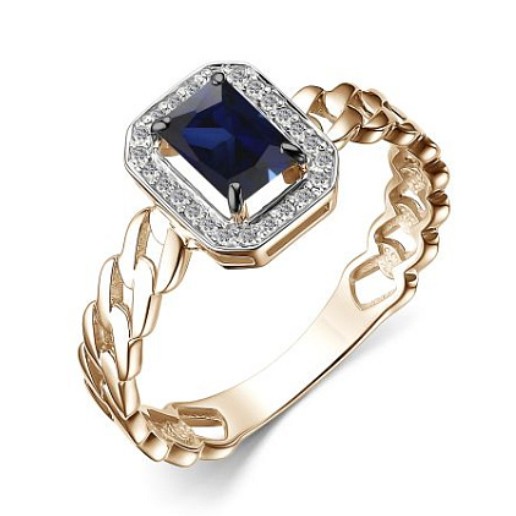 Кольцо золотое 15633-102 | Серьги золотые 25633-102 купить по цене 178072 руб. в ювелирном магазине ⭐️ «Золотая Подкова»