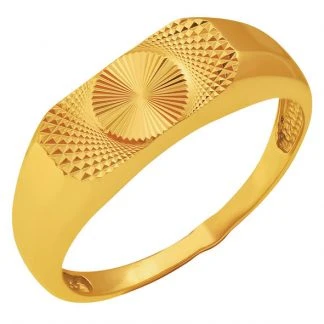 Кольцо золотое 82519-2 | Печатки кольца купить по выгодной цене в ювелирном магазине ⭐️ «Золотая Подкова»