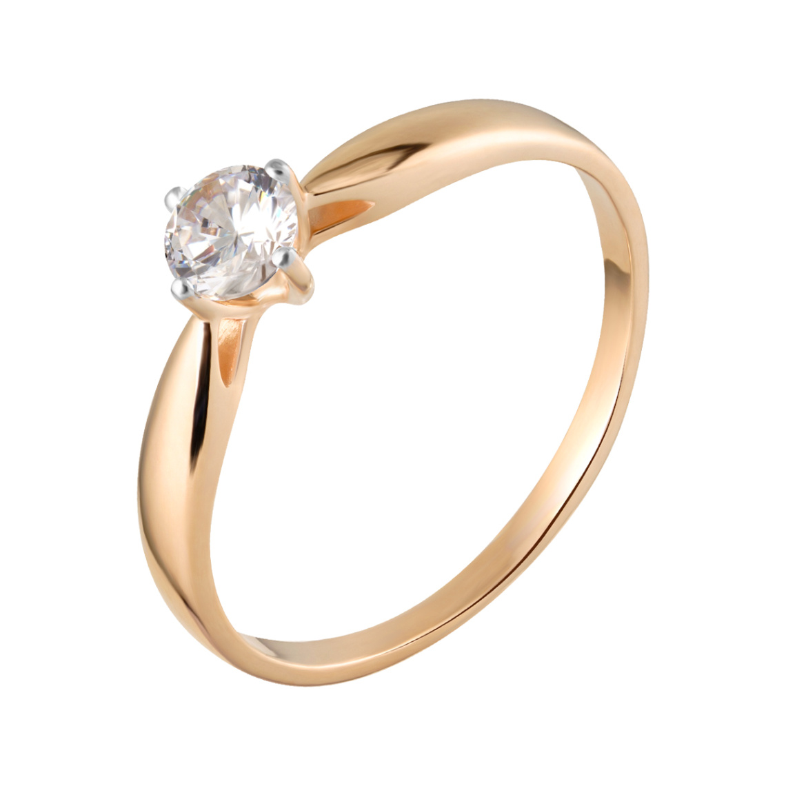 Кольцо золотое 822180 | Кольцо золотое 802-02180-10-00-20-00 купить по цене 36900 руб. в ювелирном магазине ⭐️ «Золотая Подкова»