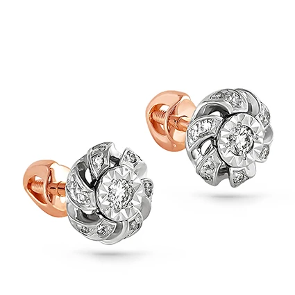 Серьги золотые 12-0894-1000 | Женские золотые серьги купить по выгодной цене в ювелирном магазине ⭐️ «Золотая Подкова»