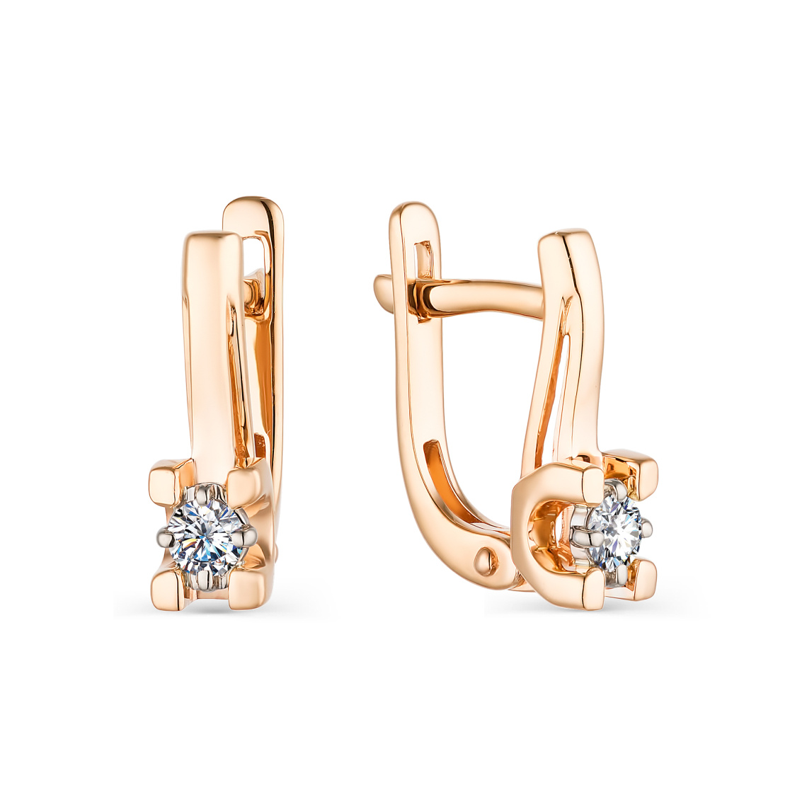 Серьги золотые 23572-100 | Кольцо золотое 13572-100 купить по цене 59034 руб. в ювелирном магазине ⭐️ «Золотая Подкова»