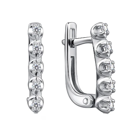 Серьги из серебра