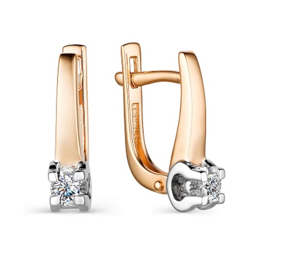 Серьги золотые 24003-100 | Подвеска золотая 34002-100 купить по цене 28826 руб. в ювелирном магазине ⭐️ «Золотая Подкова»