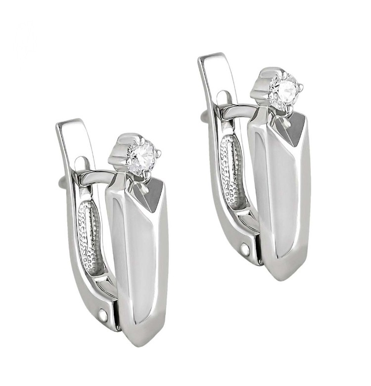 Серьги золотые 12-1824-1000 | Кольцо золотое 11-1824-1000 купить по цене 45585 руб. в ювелирном магазине ⭐️ «Золотая Подкова»