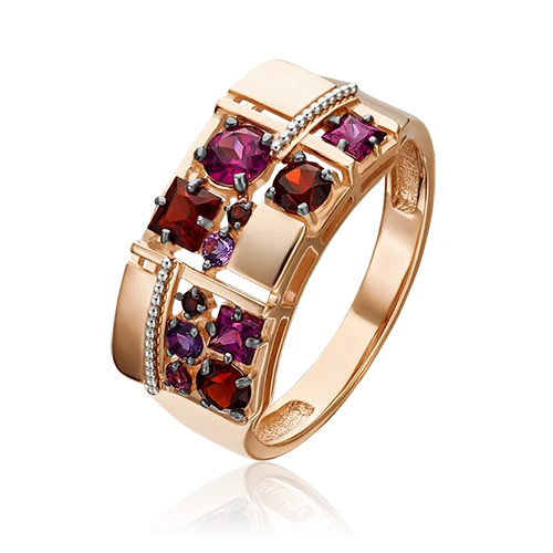 Кольцо золотое 01-5307-00-257-1111-57 | Ювелирные изделия от бренда Платина 💍 купить по доступной цене в ювелирной сети «Золотая Подкова»