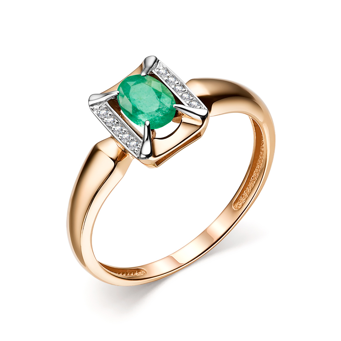 Кольцо золотое 13933-101 | Серьги золотые 23933-101 купить по цене 108480 руб. в ювелирном магазине ⭐️ «Золотая Подкова»