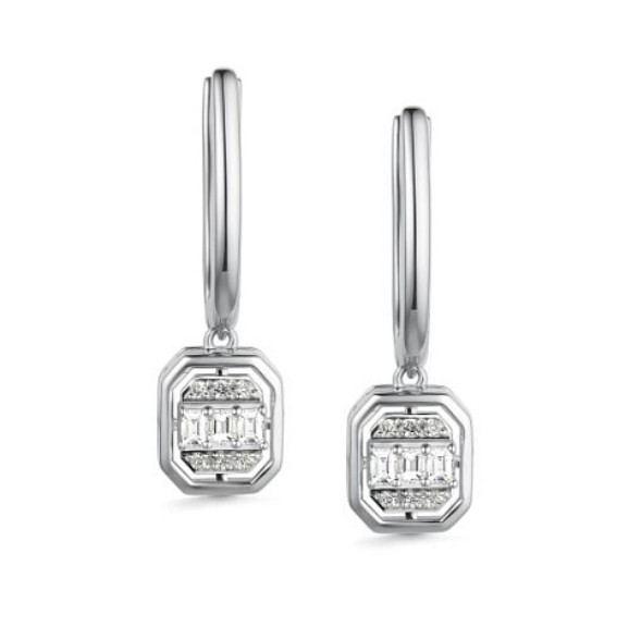 Серьги золотые 26004-200 | Подвеска золотая 36004-200 купить по цене 43663 руб. в ювелирном магазине ⭐️ «Золотая Подкова»