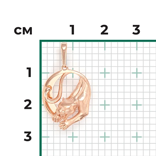 Подвеска золотая 03-3085-00-000-1110-48 | Ювелирные изделия в сети Золотая Подкова