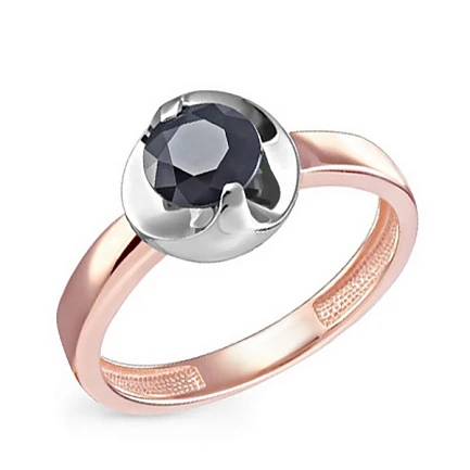 Кольцо золотое 11-0680-1100 | Кольца с сапфиром купить по выгодной цене в ювелирном магазине ⭐️ «Золотая Подкова»