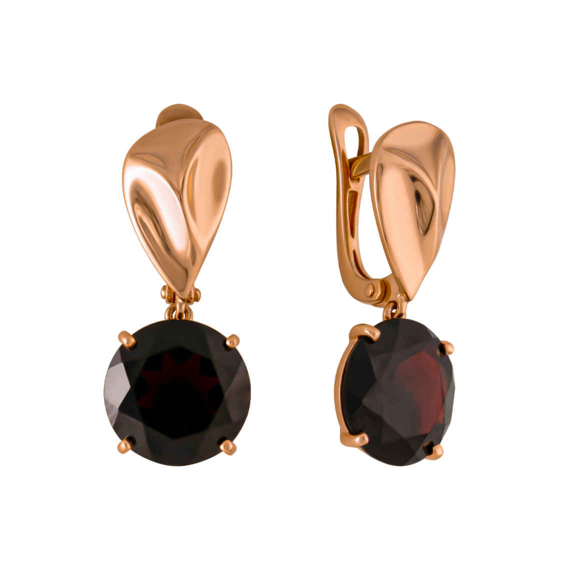 Серьги золотые 21803319Гранат | Кольцо золотое 11803319Гранат купить по цене 64125 руб. в ювелирном магазине ⭐️ «Золотая Подкова»