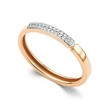 Кольцо золотое 16270-100 | Ювелирные изделия от бренда Алькор 💍 купить по доступной цене в ювелирной сети «Золотая Подкова»