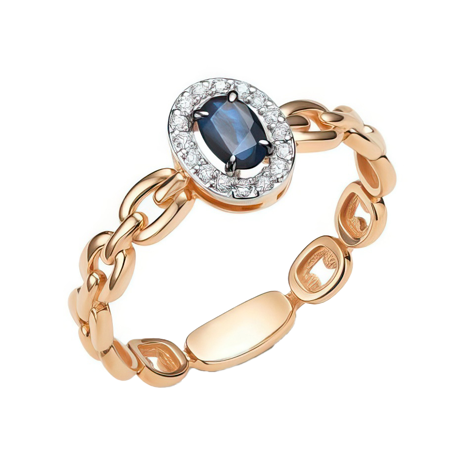 Кольцо золотое 16091-102 | Серьги золотые 26091-102 купить по цене 98302 руб. в ювелирном магазине ⭐️ «Золотая Подкова»