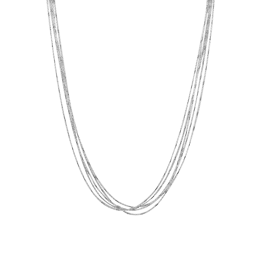 Колье из серебра
