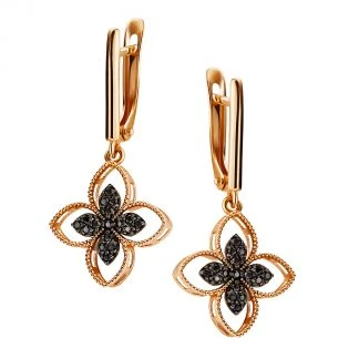 Серьги золотые 903-00315-10-00-21-01 | Ювелирные изделия от бренда Золотая Подкова купить по доступной цене в ювелирной сети «Золотая Подкова»