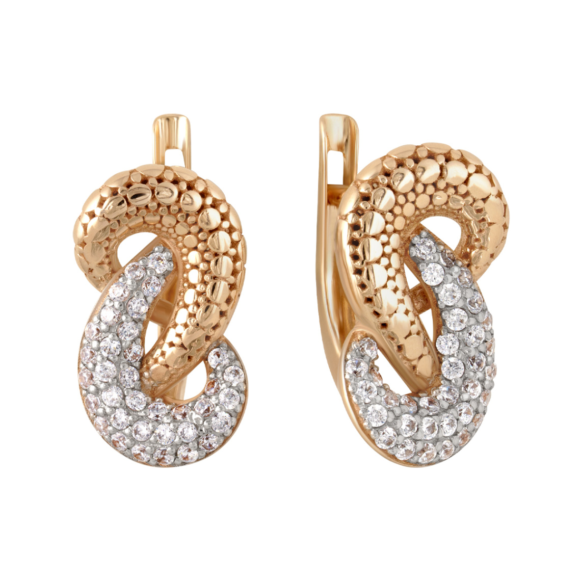 Серьги золотые 00438-20-010106-00 | Подвеска золотая 00438-30-010106-00 купить по цене 46991 руб. в ювелирном магазине ⭐️ «Золотая Подкова»