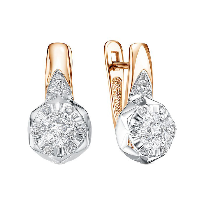 Серьги золотые С3023-120 | Кольцо золотое К3023-120 купить по цене 119314 руб. в ювелирном магазине ⭐️ «Золотая Подкова»