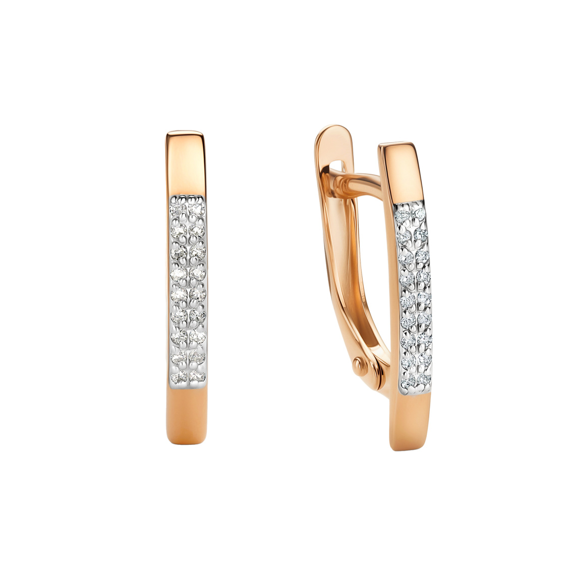 Серьги золотые 26271-100 | Кольцо золотое 16271-100 купить по цене 35059 руб. в ювелирном магазине ⭐️ «Золотая Подкова»