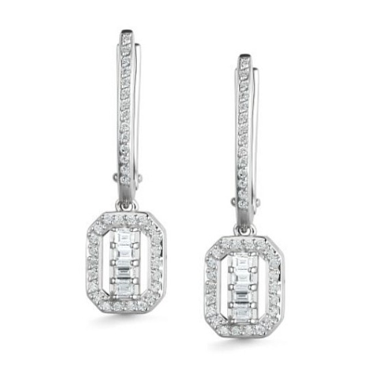 Серьги из золота с бриллиантами