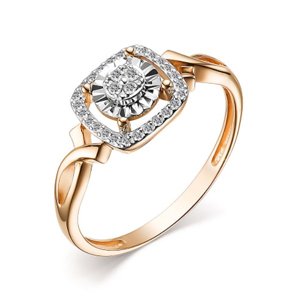 Кольцо золотое 15097-100 | Подвеска золотая 35097-100 купить по цене 58957 руб. в ювелирном магазине ⭐️ «Золотая Подкова»