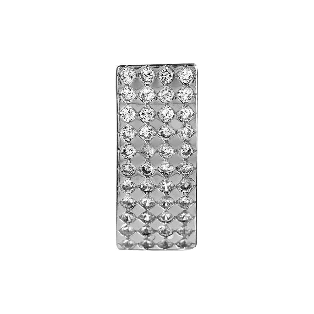 Подвеска серебряная CAS4916P | Серьги серебряные CAS4916E купить по цене 5081 руб. в ювелирном магазине ⭐️ «Золотая Подкова»