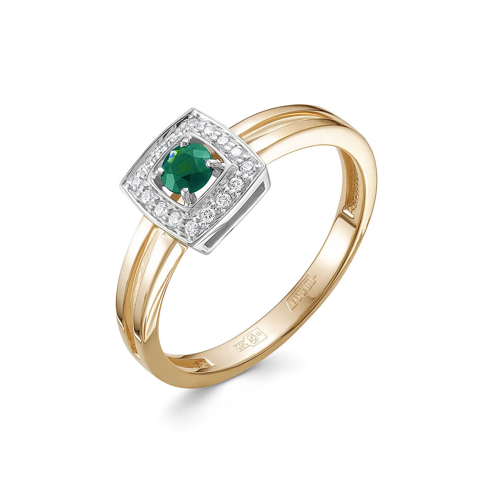 Кольцо золотое 1-11-1201-120 | Серьги золотые 2-11-1201-120 купить по цене 202504 руб. в ювелирном магазине ⭐️ «Золотая Подкова»