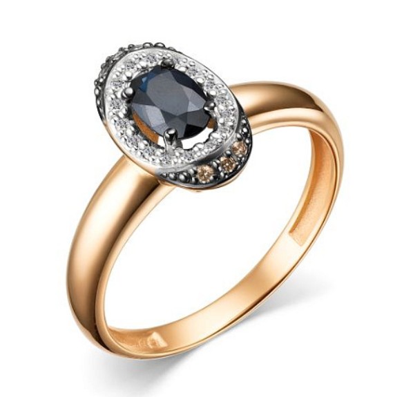 Кольцо золотое 15834-170 | Серьги золотые 25834-170 купить по цене 143749 руб. в ювелирном магазине ⭐️ «Золотая Подкова»