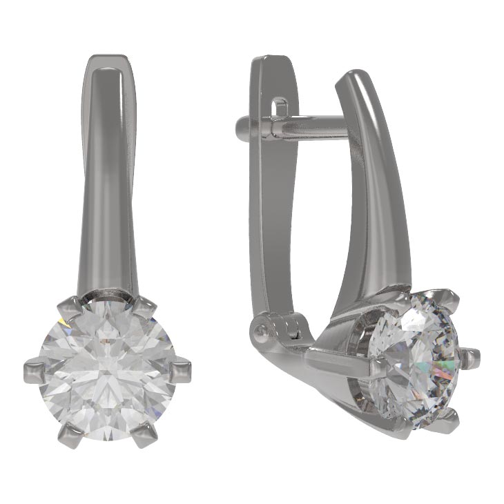 Серьги серебряные 1035922-01210 | #default_image_alt#