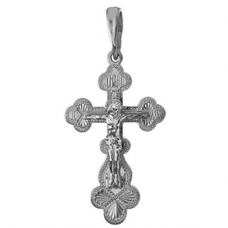 Подвеска серебряная 810-00006-01-00-00-02 | Ювелирные изделия Серебряные кресты православные и мусульманские подвесы купить по выгодной цене в ювелирном магазине ⭐️ «Золотая Подкова»