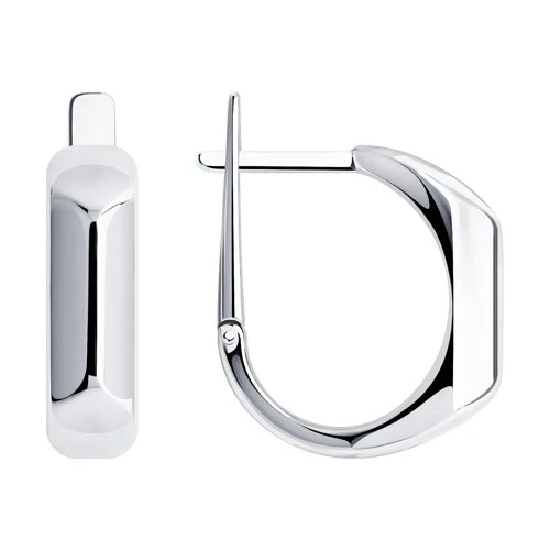 Серьги серебряные 94024140 | Ювелирные изделия От «соколов» купить по выгодной цене в ювелирном магазине ⭐️ «Золотая Подкова»