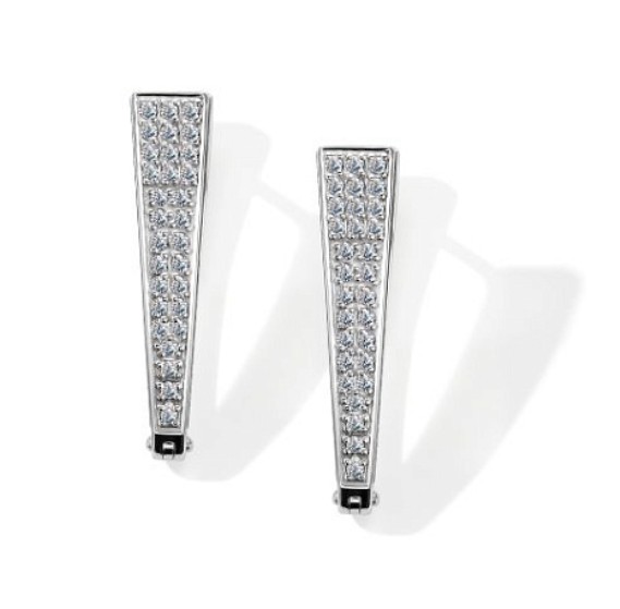 Серьги золотые 25839-213 | Кольцо золотое 15839-200 купить по цене 94680 руб. в ювелирном магазине ⭐️ «Золотая Подкова»