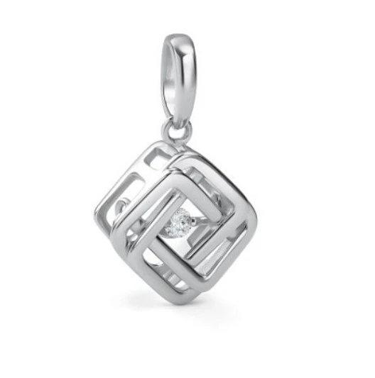 Подвеска золотая 36072-200 | Подвески и кулоны с бриллиантами купить по выгодной цене в ювелирном магазине ⭐️ «Золотая Подкова»