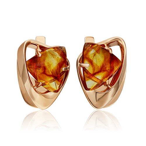 Серьги золотые 02-4675-00-271-1110-46 | Кольцо золотое 01-5453-00-271-1110-46 купить по цене 66235 руб. в ювелирном магазине ⭐️ «Золотая Подкова»