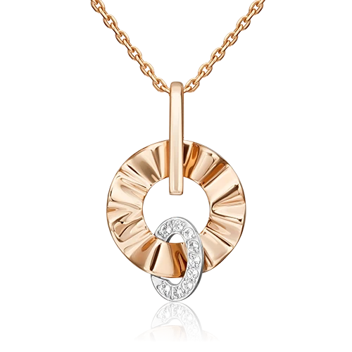 Подвеска золотая 03-3415-00-201-1111 №22 46 | Ювелирные изделия от бренда Платина 💍 купить по доступной цене в ювелирной сети «Золотая Подкова»