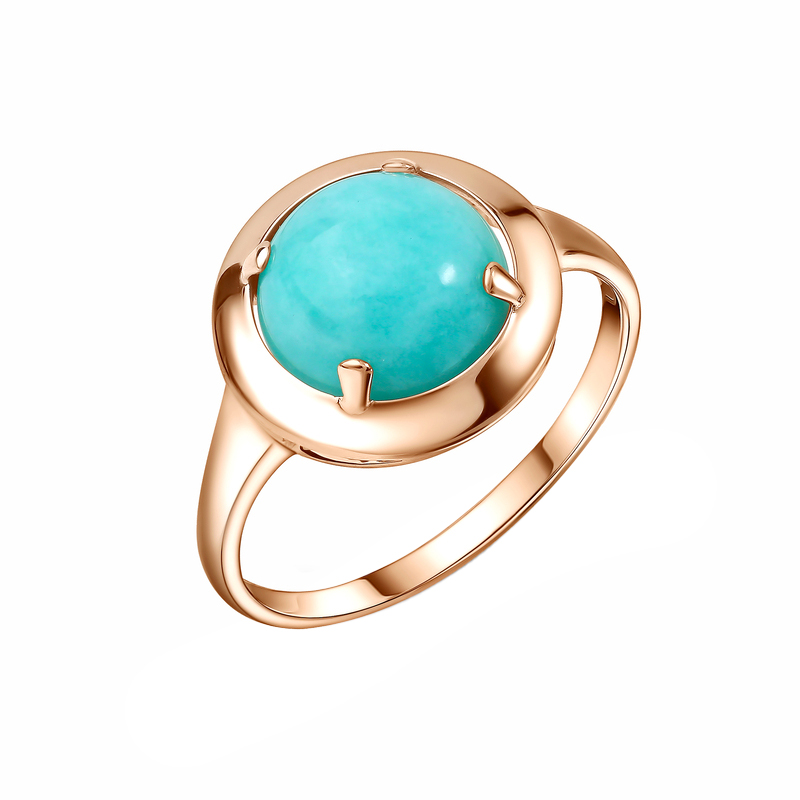Кольцо золотое 10791732 Бирюза | Серьги золотые 20791732 Бирюза купить по цене 73200 руб. в ювелирном магазине ⭐️ «Золотая Подкова»
