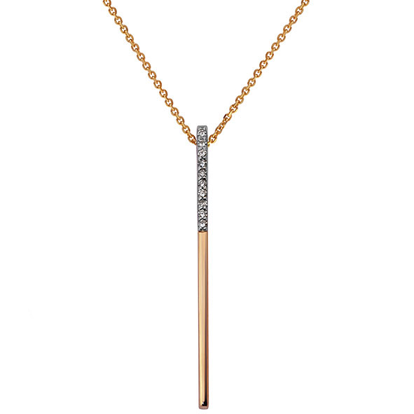 Колье золотое 806-02041-10-11-00-10 Брусок | Колье золотое 872041Бр. Брусок купить по цене 115683 руб. в ювелирном магазине ⭐️ «Золотая Подкова»