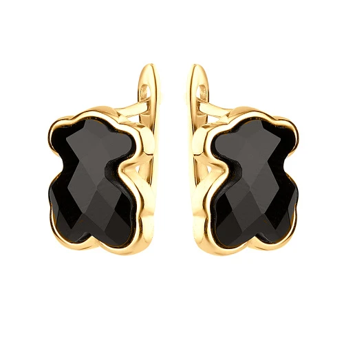 Серьги стальные T05AgE-Y | Ювелирные изделия в сети Золотая Подкова