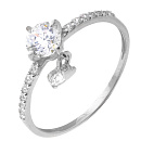 Кольцо серебряное 802-00938-01-00-20-00 | Кольцо серебряное 802-00938-01-00-20-00 купить по цене 1695 руб. в ювелирном магазине ⭐️ «Золотая Подкова»