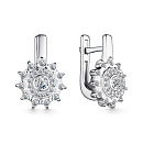 Серьги серебряные 02-4009/00КЦ-00