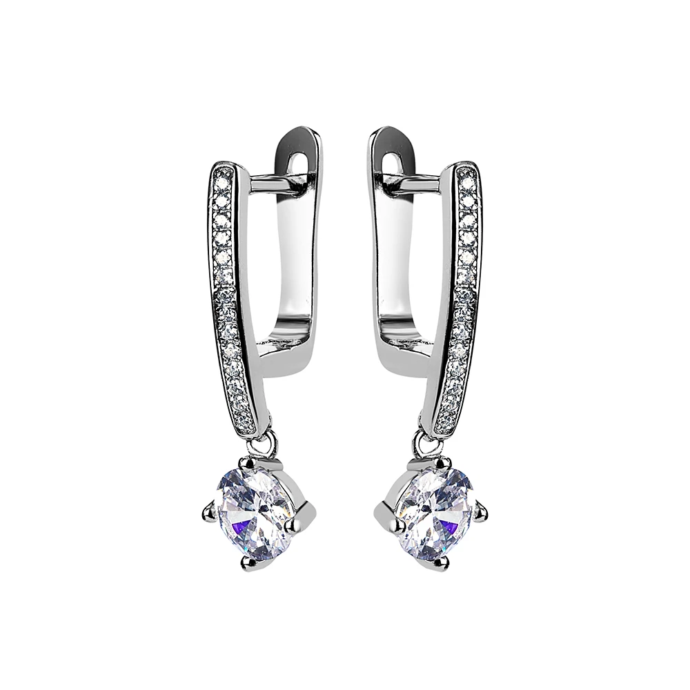 Серьги серебряные CAS3857E | Ювелирные изделия Серебряные купить по выгодной цене в ювелирном магазине ⭐️ «Золотая Подкова»