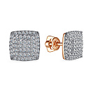 Серьги золотые 24863-100 | Серьги золотые 24863-100 купить по цене 98122 руб. в ювелирном магазине ⭐️ «Золотая Подкова»