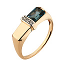 Кольцо золотое 10691095 Топаз лондон | Кольцо золотое 10691095 Топаз лондон купить по цене 55062 руб. в ювелирном магазине ⭐️ «Золотая Подкова»