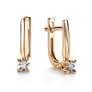 Серьги золотые 26008-100 | Серьги золотые 26008-100 купить по цене 80207 руб. в ювелирном магазине ⭐️ «Золотая Подкова»