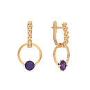 Серьги золотые 1044002-11220-A | Серьги золотые 1044002-11220-A купить по цене 51597 руб. в ювелирном магазине ⭐️ «Золотая Подкова»