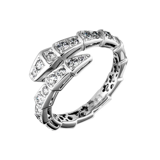 Кольцо золотое Т30101Б756 | Ювелирные изделия от бренда Каратов 💍 купить по доступной цене в ювелирной сети «Золотая Подкова»