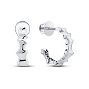 Серьги серебряные 01196-20-090101-00 | Серьги серебряные 01196-20-090101-00 купить по цене 10407 руб. в ювелирном магазине ⭐️ «Золотая Подкова»