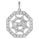 Подвеска серебряная 8401с козер. Козерог | Подвеска серебряная 8401с козер. Козерог купить по цене 1330 руб. в ювелирном магазине ⭐️ «Золотая Подкова»