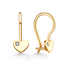 Серьги золотые С130-1747 | Серьги золотые С130-1747 купить по цене 21666 руб. в ювелирном магазине ⭐️ «Золотая Подкова»