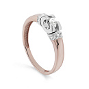 Кольцо золотое 11-01433-1000 | Кольцо золотое 11-01433-1000 купить по цене 68655 руб. в ювелирном магазине ⭐️ «Золотая Подкова»